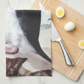 チンストラップペンギン、アンタルクチカの古風な鳥たち キッチンタオル (四つ折り)