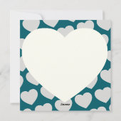 チンチラがキスするバレンタインデーのラブカード シーズンカード (裏面)