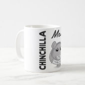 チンチラのお母さんのマグ コーヒーマグカップ (正面左)