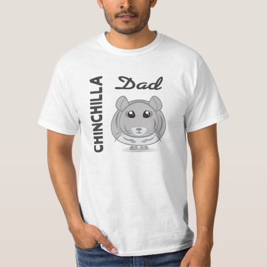 チンチラのパパのTシャツ Tシャツ (正面)