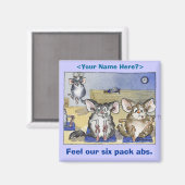 チンチラのワークアウト磁石 マグネット (正面/裏面)