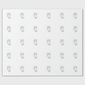 チンチラの包装紙 ラッピングペーパー (フラット)