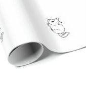 チンチラの包装紙 ラッピングペーパー (ロールコーナー)