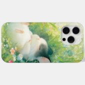 チンチラの平和な花の昼寝 Case-Mate iPhoneケース (裏面 (横))