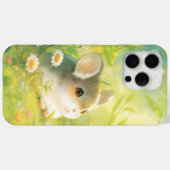 チンチラの平和な花の昼寝 Case-Mate iPhoneケース (裏面 (横))