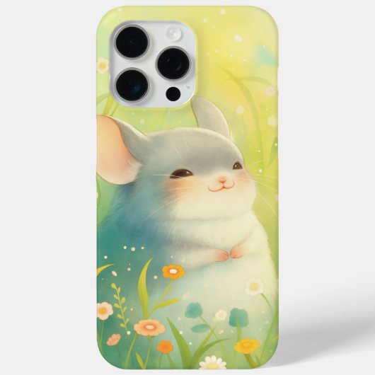 チンチラの幸せな庭園 Case-Mate iPhoneケース (裏面)