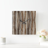 チンチラの毛皮 スクエア壁時計 (ホーム)