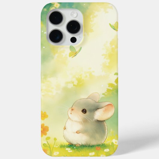 チンチラの草原の夢の国 Case-Mate iPhoneケース (裏面)