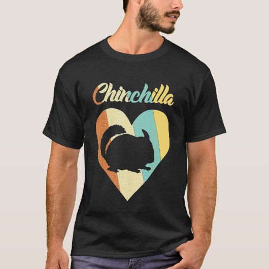 チンチラインハート Tシャツ (正面)