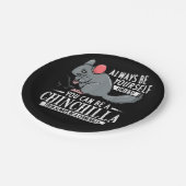 チンチラギフトおもしろいかわいいペット ペーパープレート (アングル)