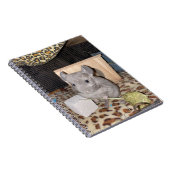 チンチラスパイラルフォトノートブック ノートブック (右側)