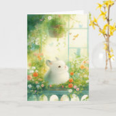 チンチラピースピープルガーデンリトリート カード (黄色い花)