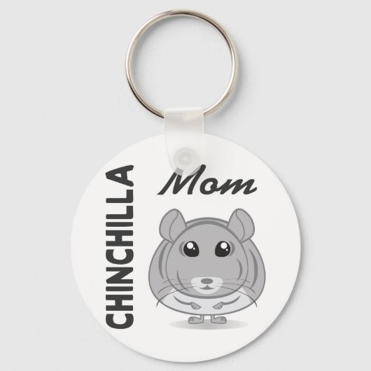 チンチラマママキーチェーン キーホルダー (正面)