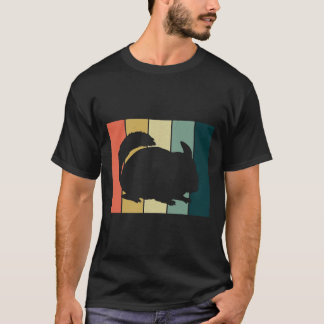 チンチラレトロヴィンテージチンチラ動物 Tシャツ