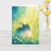 チンチラ光の草原 カード (黄色い花)