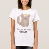 チンチラ女王Tシャツ Tシャツ (正面)