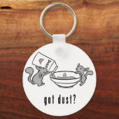 チンチラ得ダストキーチェーン キーホルダー (正面)