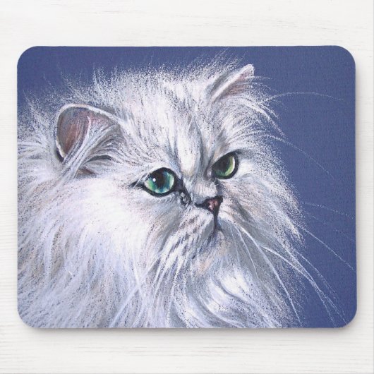 チンチラ猫 マウスパッド (正面)