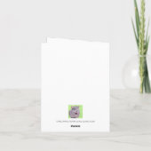 チンチラ絵画の カード (裏面)