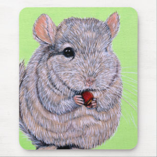 チンチラ絵画の マウスパッド