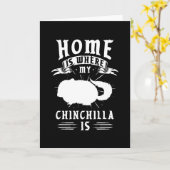 チンチラ カード (黄色い花)