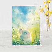 チンチラ・デイ・アンダーザ・サン カード (黄色い花)