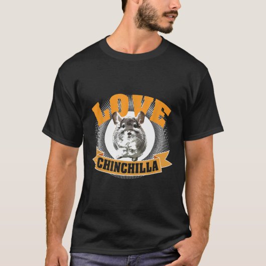 チンチラ・ラブ Tシャツ (正面)