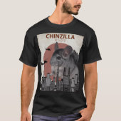 チンチラ – 巨大なチンチラの怪物 Tシャツ (正面)