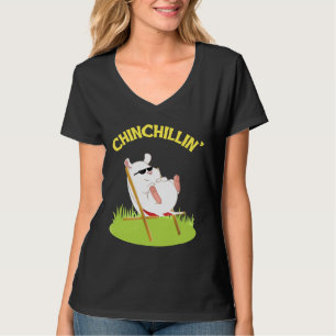 チンチリンかわいいチンチラ動物園アニマルファーム Tシャツ