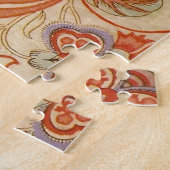 チンツペイズリーアンティークフローラルパターン ジグソーパズル (側面)