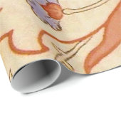 チンツペイズリーアンティークフローラルパターン ラッピングペーパー (ロールコーナー)