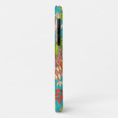 チンツポップ・アートのターコイズ Case-Mate iPhoneケース (裏面/左)