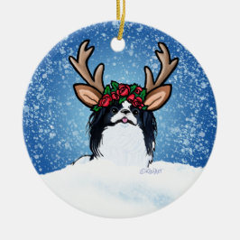 チントナカイ日本のークリスマスセラミックオーナメント セラミックオーナメント