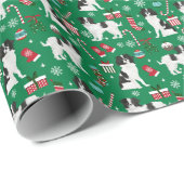 チンド日本のッグクリスマス ラッピングペーパー (ロールコーナー)