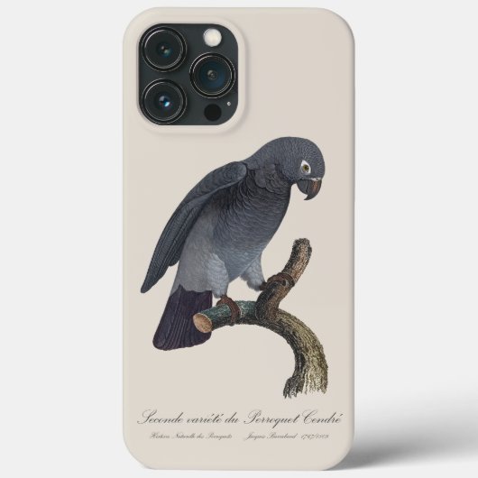 チンネエクロオウム、Psittacus Timneh Case-Mate iPhoneケース (裏面)