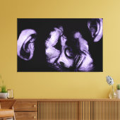 チンパキスをするンゼ キャンバスプリント (インサイチュ (リビング))