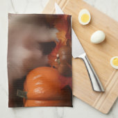 チンパピー日本の秋デライトカボチャ キッチンタオル (四つ折り)