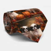 チンパピー日本の秋デライトカボチャ ネクタイ (ロール)