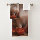 チンパピー日本の秋デライトカボチャ バスタオルセット (インサイチュ)