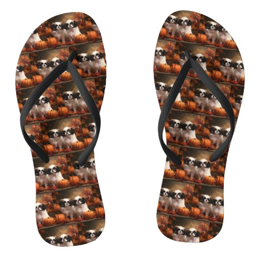 チンパピー日本の秋デライトカボチャ ビーチサンダル (ソール)
