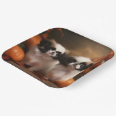 チンパピー日本の秋デライトカボチャ ペーパープレート (傾斜あり)