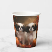 チンパピー日本の秋デライトカボチャ 紙コップ (裏面)