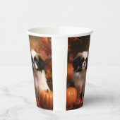 チンパピー日本の秋デライトカボチャ 紙コップ (左)