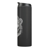 チンパンジーのオートバイのライダー タンブラー (回転右)