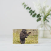 チンパンジーの名刺 名刺 (スタンド正面)