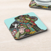 チンパンジーの愛空 コースター (左側)