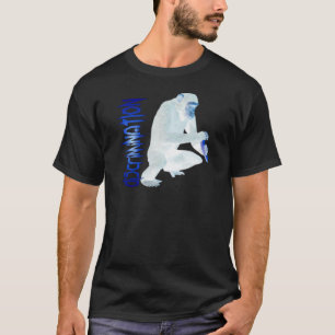 チンパンジーの暗いワイシャツ2 Tシャツ