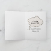 チンパンジーの54歳の誕生日のユーモア カード (内部)