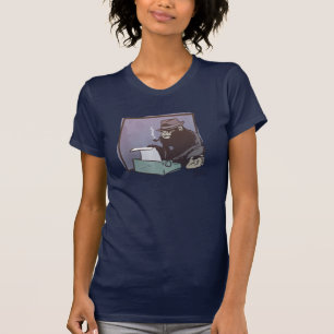 チンパンジーはワイシャツを調整できます Tシャツ
