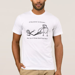 チンパンジーは人を作詩します Tシャツ